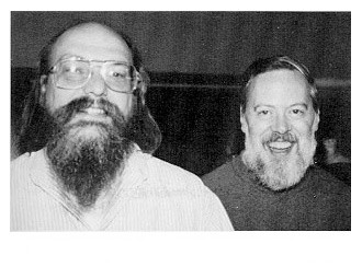 Ken Thompson and Dennis Ritchie
